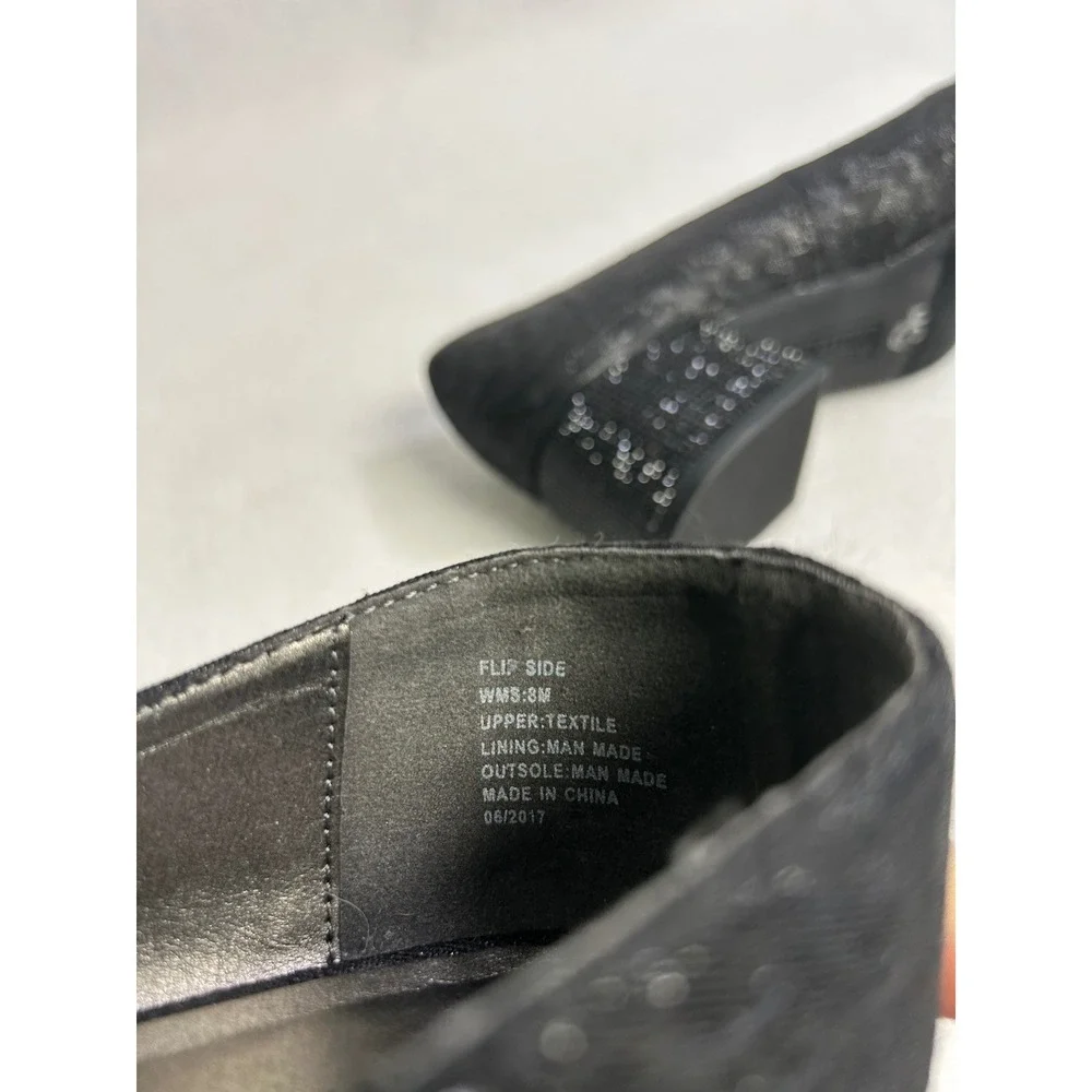 Goth Whimsigoth Kenneth Cole Reaction Womens 8M Black Floral Brocade Block Heels